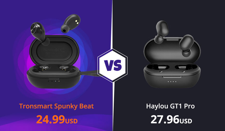 Tronsmart-Spunky-Beat-vs-Haylou-GT1-Pro-precio