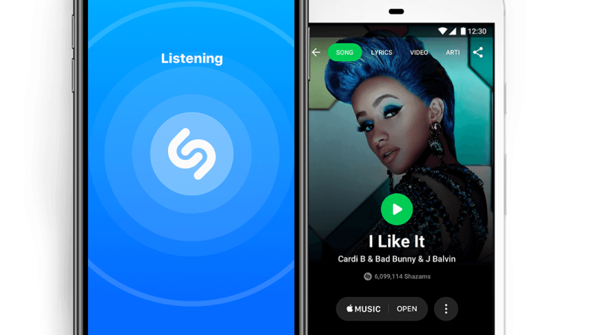 can shazam listen through headphones
