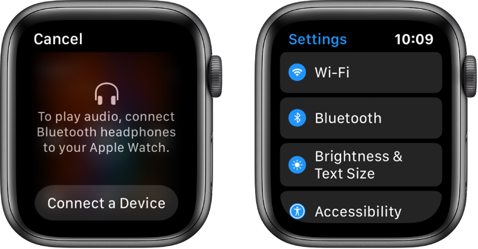 can you connect your apple watch to bluetooth headphones