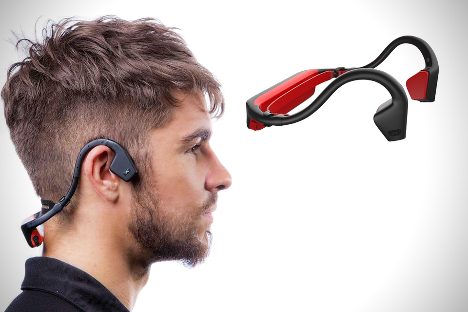how are you supposed to wear bone conduction headphones